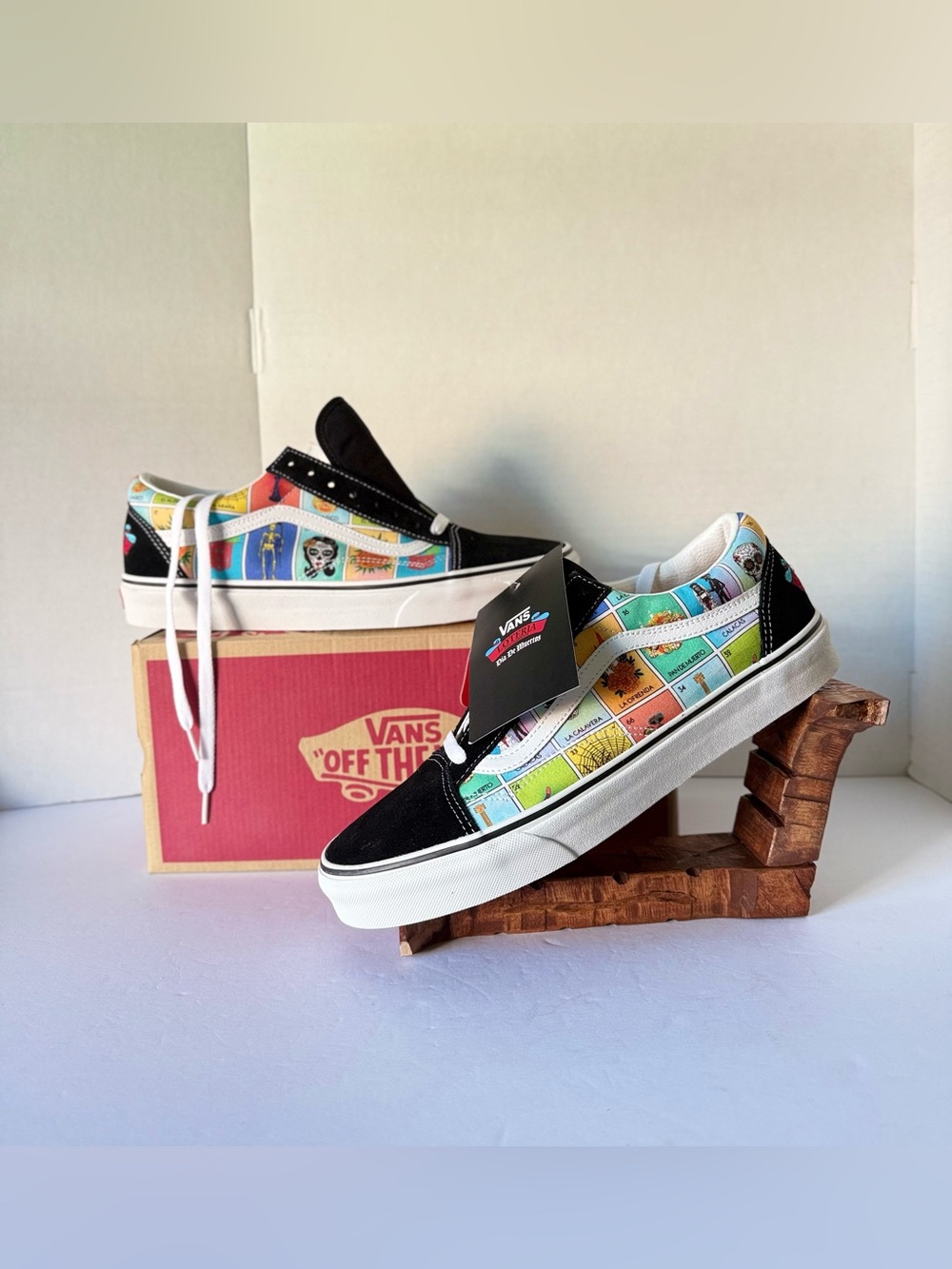 Vans Old Skool (Loteria) Multi/Truewhite Sneakers Men’s 11 Low VN0A7Q2JA95 New